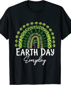 Earth Day Design Teacher Earth Day Everyday Rainbow For Kids T-Shirt