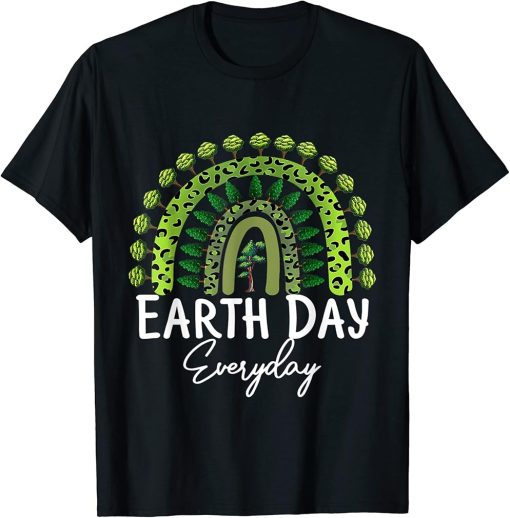 Earth Day Design Teacher Earth Day Everyday Rainbow For Kids T-Shirt